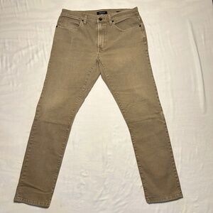 Huckberry Proof Slim Men’s Jeans in Khaki Slim Fit